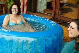 pin op wim hof method ice bathing