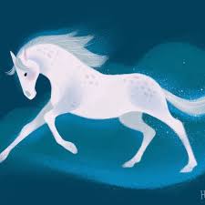 My Patronus In A Style Very Much Influenced By Annette Marnat I Love My Dapple Grey Stallion What S Your Patronus Fantasy Pictures Cool Art Animation