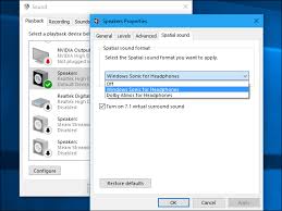 There may be a sound card in your computer, but the software may not have been installed. How Windows Sonic Spatial Sound Works