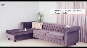L shape sofa price in pakistan ¦¦ malik furniture kindly visit this link fore more latest sofa set designs. Corner Sofa Henry L Shaped Left Arm Corner Sofa Set Corner Sofa Design By Wooden Street Video Dailymotion
