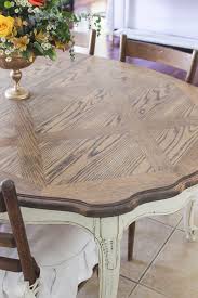 Find staining dining table at target. How To Refinish A Dining Table Shades Of Blue Interiors
