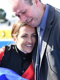 Gold Coast jockey's cheeky first win back