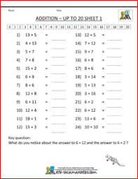 Math Addition Facts 2nd Grade Math Facts Addition Kumon Math Mental Maths Worksheets