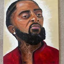 Nipsey Hussle Lauren London LA Love Story Digital Print