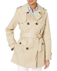 London fog trench coat 97r green jacket overcoat vintage 1960/70s gabardine. London Fog Raincoats And Trench Coats For Women Up To 40 Off At Lyst Com