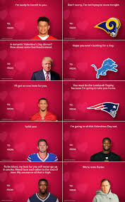 If you need some funny ideas for a valentines day card for your crush here you go lol. Nfl Memes On Twitter Here S This Year S Batch Of Nfl Themed Valentine S Day Cards