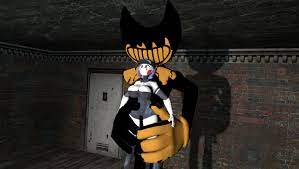 1boy 1girls bendy bendy and the ink machine breasts five nights  at freddy's five nights at freddy's: security breach garry's mod gm bigcity  gmod heart eyes ink demon larger
