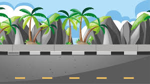  Reka Bentuk Latar Belakang Jalan Luar Kartun Segar Background Design Cartoon Background Background Design Vector