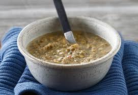 Veloute De Lentille Au Lard Rececette Moulinex Soupe Populaire Alimentation Veloute De Lentilles