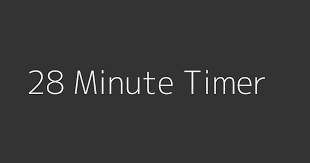 28 Minute Timer 28 Minute Timer Com The 123timer is very easy to use and has convenient settings. 28 minute timer 28 minute timer com