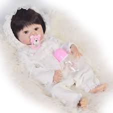 Newborn silicone baby bath routine today we are giving our full body silicone baby emma star a watch as i bath my full body silicone baby for the first time ever! Buy 23 Full Silicone Body Reborn Baby Doll Toy Lifelike Can Enter Water Bebe Bathe White Dress Cute Girl Toy Bedtime Online At Low Prices In India Amazon In