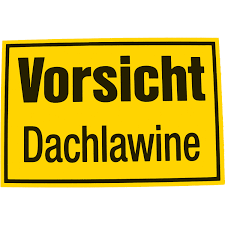 Im bayerischen warngau schaufeln anwohner sc. Hinweisschild Vorsicht Dachlawine Kaufen Bei Obi