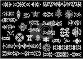 The celtic oval knot is the simplest of all celtic love knots. Celtic Knot Patterns Ornaments And Borders Leinwandbilder Bilder Galisch Mittelalter Kelte Myloview De