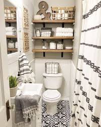 This over the toilet storage idea looks so subtle and beautiful because of the natural flavour added even a small toilet can have an exalted look with floating shelves like these. The Top 96 Over The Toilet Storage Ideas