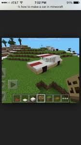 This mod adds over 20 new vehicles all easy to ride from the start. How To Build A Minecraft Car 24 Steps Instructables