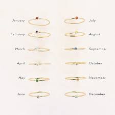 April Birthstone Ring October Birthstone Rings April Birthstone Ring August Birthstone Ring