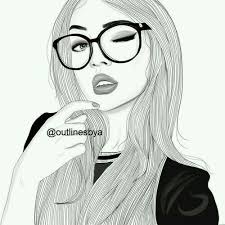E17d70390979658d454d3f6ce7e633dd Jpg 500 500 Dessin Noir Et Blanc Dessin Fille Dessins De Fille