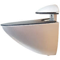 hafele shelf clamp supports polished chrome 36 x 16mm 2 pack brackets screwfix ie hook rack with