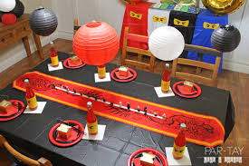 Mallmall6 12pcs ninja masks dress up costume ninja themed birthday party favors games ninja masters pretend play accessories ninja toy mask photo booth props cartoon party supplies for kids boys girls. Ninjago Party Ideas Party Like A Cherry