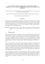 Comprehensive list of national and regional public holidays that are celebrated in sarawak, malaysia during 2018 with dates and information on the origin and meaning of holidays. Pdf Evaluation Of The Vulnerabilities Of Unmanned Aerial Vehicles Uavs To Global Positioning System Gps Jamming And Spoofing