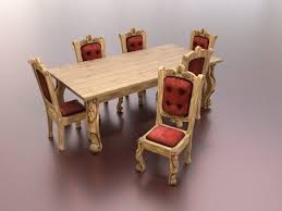 See more ideas about dining, home decor, decor. Vintage Dining Table Set 3d Asset Cgtrader