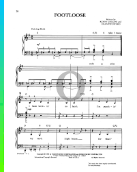 The music is by tom snow (among others), the lyrics by dean pitchford (with additional lyrics by kenny loggins ), and the book by pitchford and walter bobbie. Footloose Sheet Music Piano Voice Pdf Download Streaming Oktav