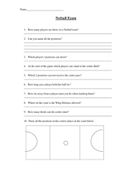No matter how simple the math problem is, just seeing numbers and equations could send many people running for the hills. Netball Exam Teaching Resources