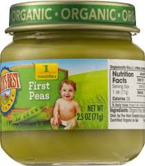 Earth S Best Organic First Peas Baby Food Jar 2 5 Oz Qfc