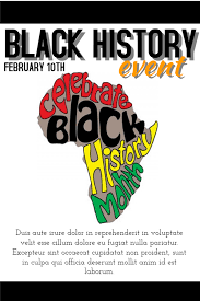 Seven black history month posters. New Poster Templates For Black History Month Design Studio