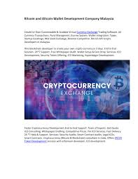 Members of the public are advised to carefully evaluate the risks associated. Bitcoin And Altcoin Wallet Development Company Malaysia By Cryptosoftmalaysia Issuu
