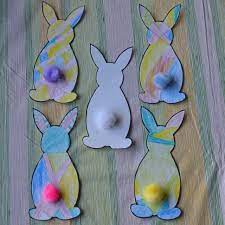 Activité manuelle pour pâques en 46 idées diy. Activites Pour Enfants 20 Idees De Bricolage Pour Paques Bricolage Paques Coloriage Lapin Art De Paques