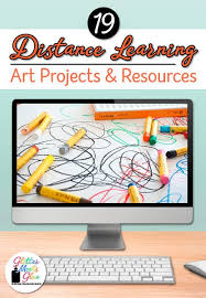 19 Distance Learning Art Projects Resources Glitter Meets Glue 32 thematic lesson plans for a developmentally appropriate curriculum.