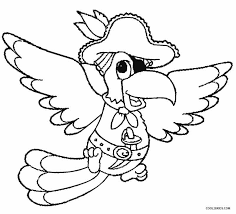 Parrot is a bird that is famous for its beautiful color and shape. Printable Parrot Coloring Pages For Kids