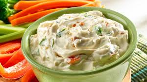 Knorr Vegetable Dip Ingredients 1 Package Knorr Vegetable Dry Soup Mix 2 Cups Sour Cream 1 2 Cup Hellmann S Vegetable Dip Vegetable Dip Recipe Knorr Recipes
