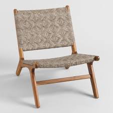 Chocolate Brown Strap Girona Outdoor Patio Accent Chairs Set Of 2 By World Market Accent Chair Set Outdoor Chairs Best Outdoor Furniture