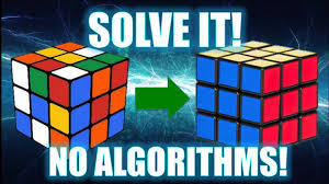 How To Solve A 3x3 Rubik S Cube No Algorithms Youtube Rubiks Cube Algorithms Solving A Rubix Cube Rubiks Cube Solution