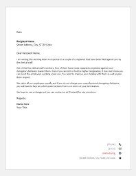 Check spelling or type a new query. Warning Letters For Various Unprofessional Behaviors Document Hub