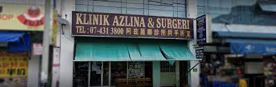 Niceeta no 04 jalan gangsa, kg kenangan dato onn, johor bahru. Klinik Azlina Surgeri Batu Pahat