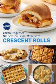 17 Throw Together Dinners You Can Make With Crescent Rolls Crescent Roll Recipes Crescent Rolls Filling Recipes