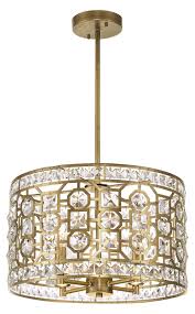 Cwi Lighting 4 Light Chandelier With Champagne Finish 1026p16 4 193 From Belinda Collection