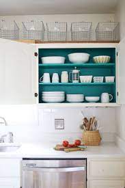 Nesting Colored Kitchen Cabinets A Beautiful Mess Inside Kitchen Cabinets Kitchen Inspirations Kitchen Cabinet Colors