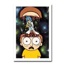 Rick And Morty Funny Tv Series Canvas Poster Print 20x30 60x90 Cm Wall Art Decorative Picture Wallpaper Modern Living Room Decor Painting Calligraphy Aliexpress