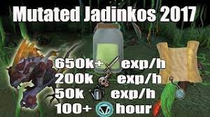 However, players may kill them without having them assigned as long as your slayer level is high enough. Runescape 3 Mutated Jadinkos Slayer Guide 2017 650k Melee Exp H 50k Farming Exp H Youtube