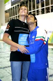She has held the world record in freestyle events between 200 and 1500 meter. Federica Pellegrini Man Eater Vogue It