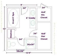 Master Bathroom Floor Plans With Walk In Closet Master Bathroom Layout Master Closet Layout Bathroom Floor Plans