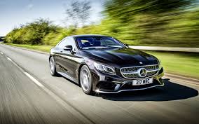 Hd Background Mercedes Benz S 500 Coupe Motion Blue Speed Black Front View Wallpaper Wallpapersbyte Benz S Mercedes Benz Mercedes Benz Classes