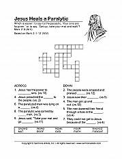 Video 3 minutes 26 seconds of a teacher telling this story using simple paper props from youtube. Jesus Heals A Paralytic 1 Coloring Page Sermons4kid