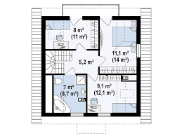 Hol, living, dormitor, bucatarie, baie, terasa, beci. Plan Etaj Casa Cu Trei Dormitoare Si Mansarda Casapost Ro