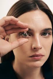 Emilia ring in gold plated silver