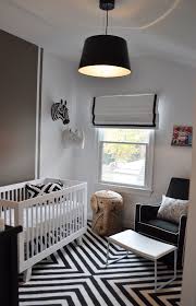 Black And White Rug Kids Room Black And White Nursery By Jws Interiors Graphic Rug Ikea Black Pendant Modern Nursery Www Jws Interiors Com White Nursery Baby Boy Rooms Neutral Kids Room